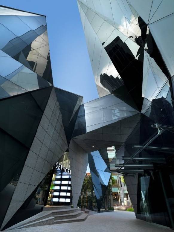 玻璃幕墙与石材混搭打造马来西亚最美水晶建筑，未来建筑的感觉！_5
