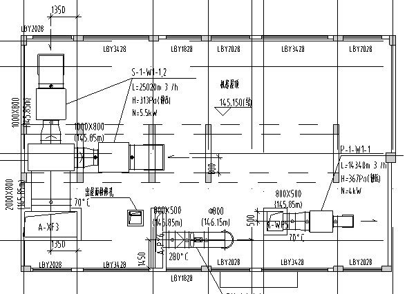 大冲商务中心暖通施工图图纸归档（含通风系统，空调系统，空调水管系统，防排烟系统）_5