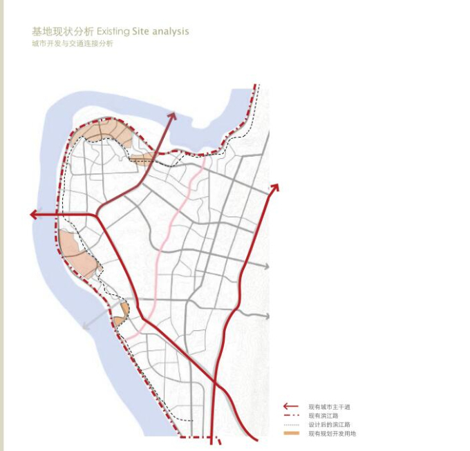 [重庆]长江沿岸城市设计及滨江路景观生态设计-基地现状分析