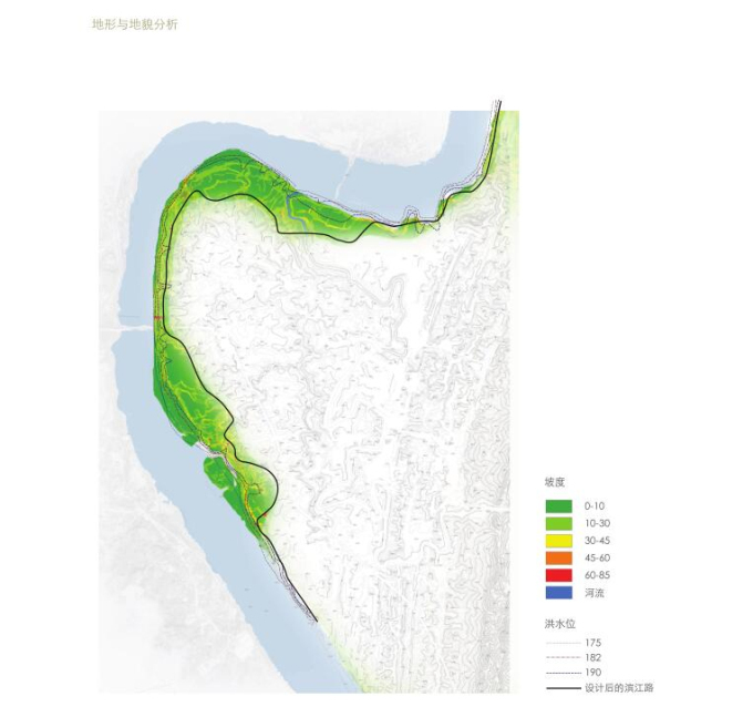 [重庆]长江沿岸城市设计及滨江路景观生态设计-地段分析