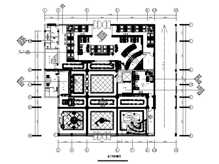 酒店水管施工平面图资料下载-一套假日大酒店设计CAD施工图