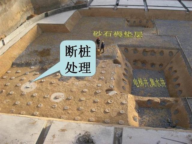 高层住宅建筑，基础施工过程