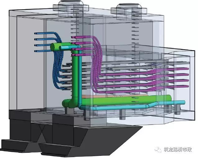 利用BIM模型展示的城市综合管廊细部结构_47