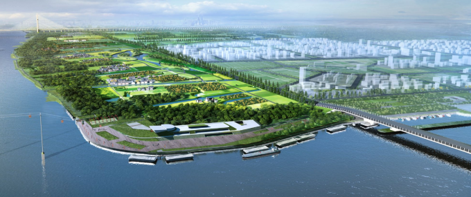 滨水公园资料下载-[上海]秋景主题滨水森林型郊野公园景观规划设计方案