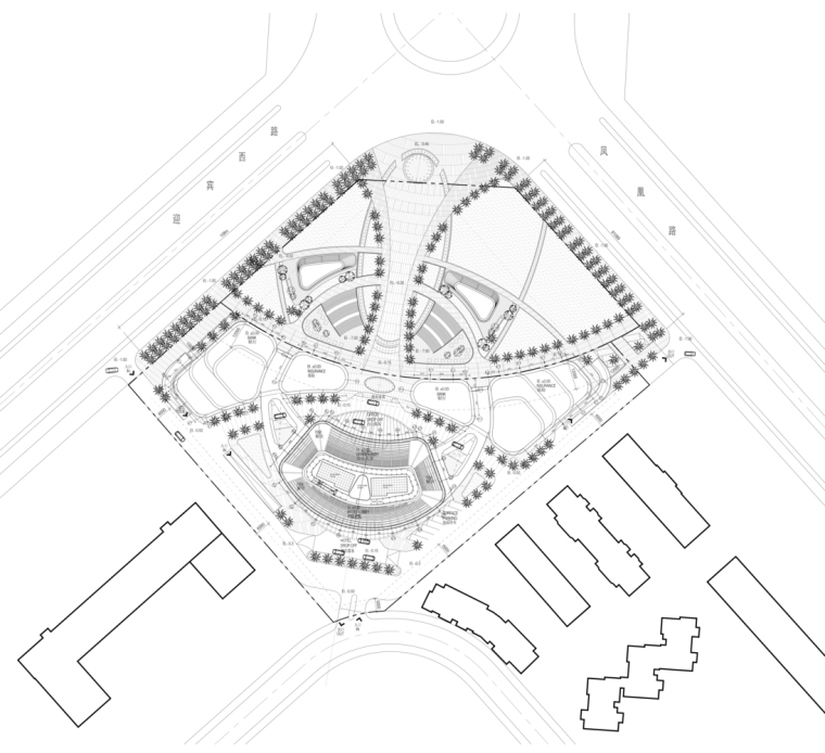 三亚阳光金融广场建筑平面图 (14)