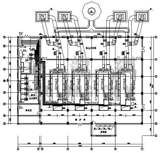电锅炉房设计图资料下载-甘肃某县供热泵站锅炉房工艺、给排水、采暖、电气设计图