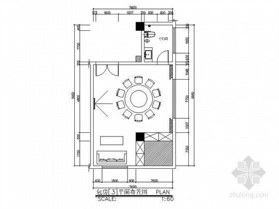 免费室内立面图CAD资料下载-会所包房室内立面图