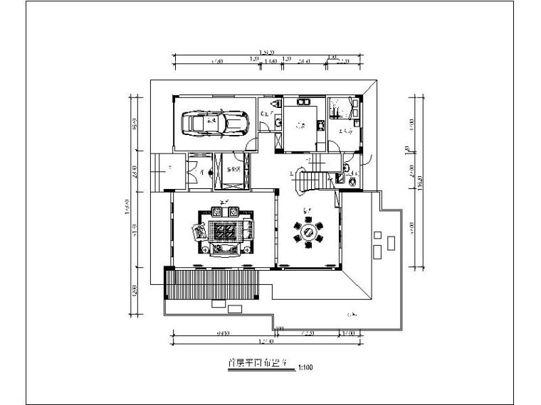 时尚别墅客厅模型资料下载-[广州]时尚酷炫3层别墅室内设计施工图（含实景图）
