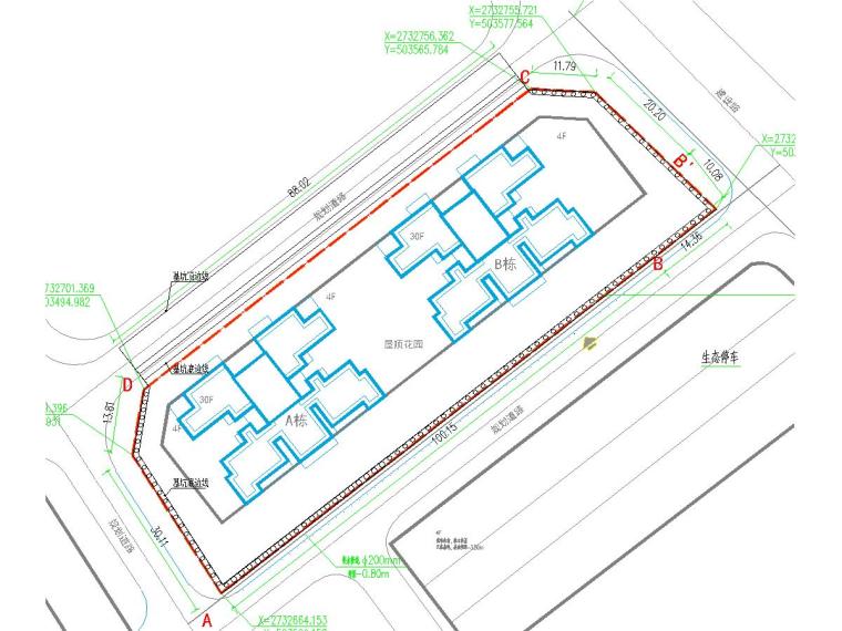 深基坑大样图资料下载-[广西]10米深基坑排桩加锚索支护施工图