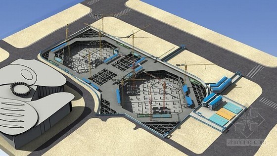 [浙江]26米深基坑TRD工法加排桩加三道混凝土支撑施工方案（附勘察报告及施工图）-地下结构施工 