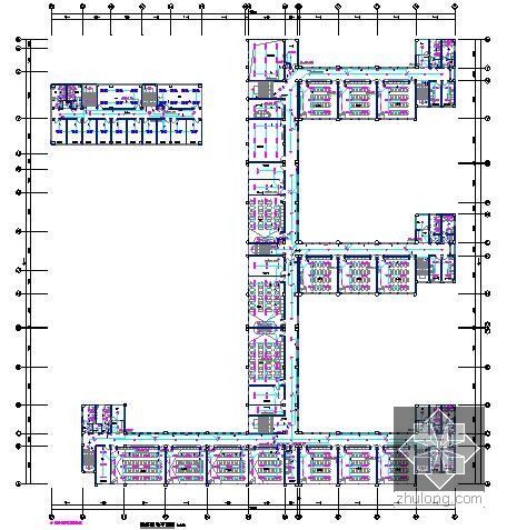 [山东]教学楼建筑安装工程量清单控制价及招标文件(含全套图纸)-四层照明平面图