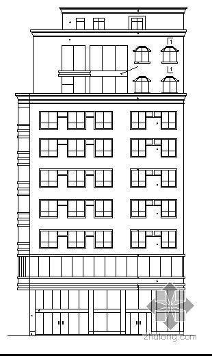 十层住宅楼设计图资料下载-某十层住宅楼建筑方案图