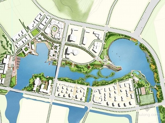 山地城市设计策略资料下载-[连云港]核心湖城市设计及景观扩初设计