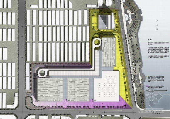 [浙江]某大型商场建筑方案文本（含CAD、多  媒体）-场地设计分析图