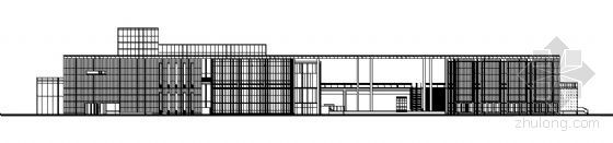 剧场建设方案ppt资料下载-某二层剧场建筑方案图