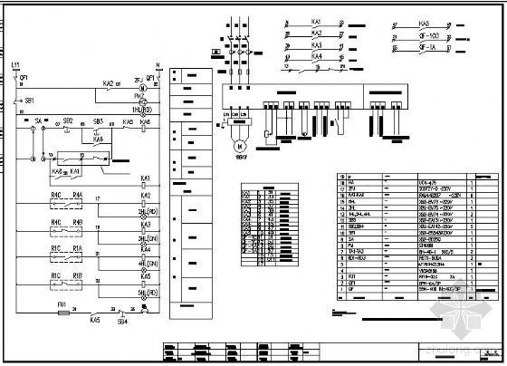 变频器控制柜电气原理图资料下载-185KW变频控制柜原理图