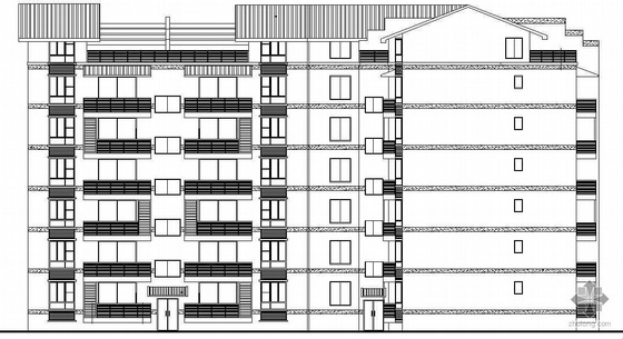南京新中式住宅景观资料下载-[南京]某小区4、5＃楼建筑结构施工图纸