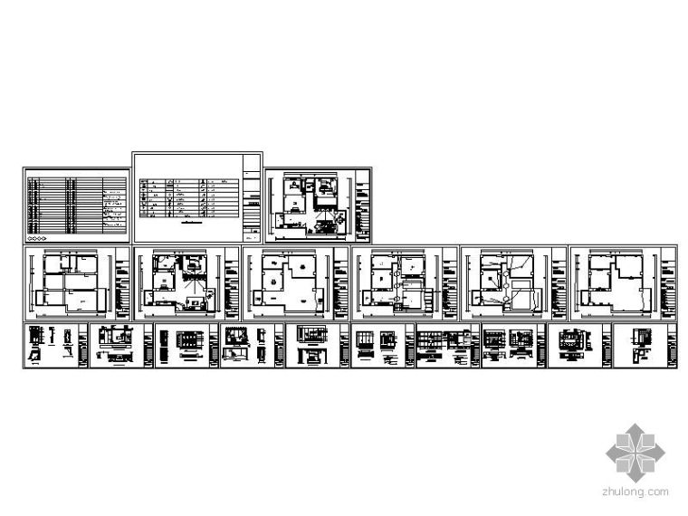 现代二居室施工图_4