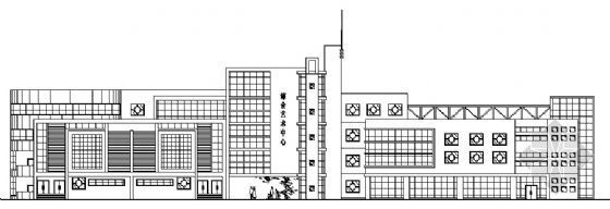 艺术中心建筑方案及CAD资料下载-某大学五艺术中心建筑设计方案图