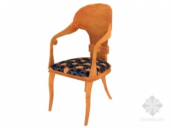 室内阶梯教室座椅模型资料下载-现代欧式座椅3D模型下载