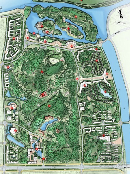 湿地公园修建性详细规划资料下载-[湘潭]公园修建性详细规划