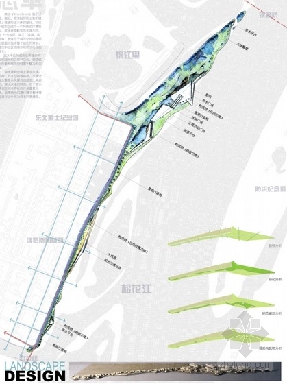 滨水景观建筑设计案例资料下载-[哈尔滨]滨水景观环境概念设计