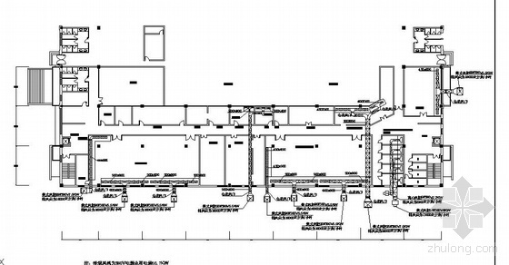 生态园设计平面图资料下载-某生态园厨房水暖设计图