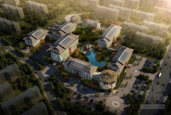 中式古典风格楼资料下载-[江西]五层古典风格市级医院建筑设计方案文本（含视频解说）