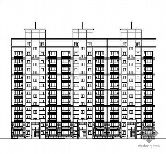 建筑套型图资料下载-北京某十二层住宅楼建筑施工图