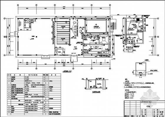 低压线路施工图设计图资料下载-大型工业中水站施工图设计图