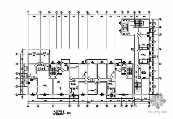 某动物疫情测报站办公及住宅楼建初图-2