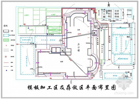 圆端形实体桥墩模板计算书资料下载-[北京]综合办公楼模板工程方案(节点详图)