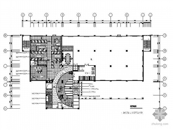 设计办公空间分区资料下载-[厦门]某办公空间设计图