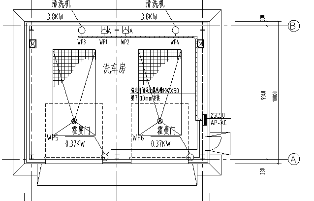 山东工业厂房水电暖改造施工图纸（含电气节能）_4