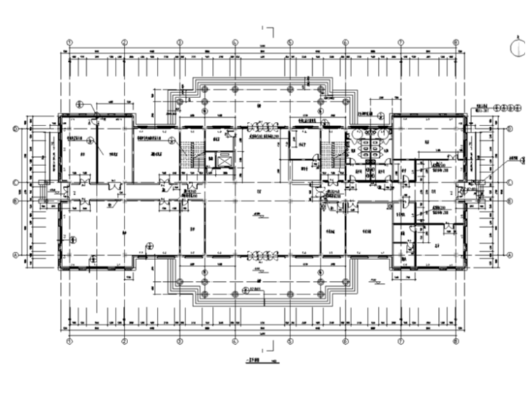 欧式办公建筑图片资料下载-某欧式办公楼CAD施工图