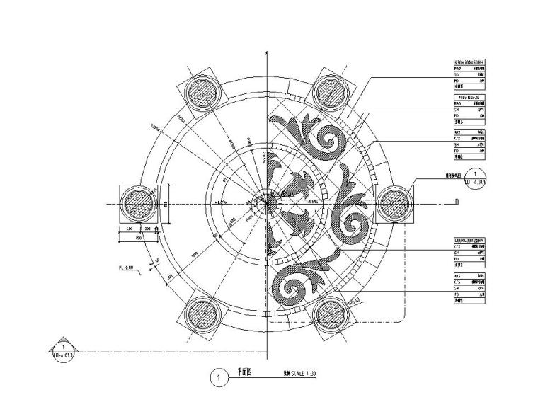 中式木结构亭子资料下载-特色亭子设计详图 （钢筋混凝土结构）