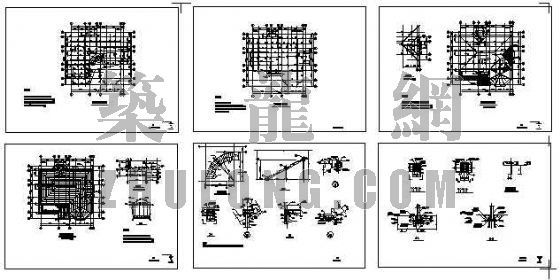 建筑围挡钢结构施工图资料下载-钢结构别墅结构施工图