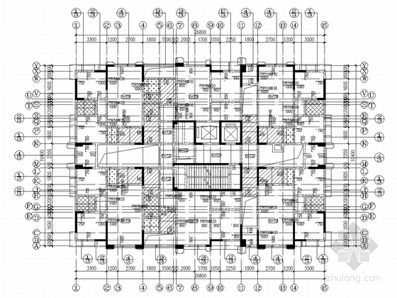 [30万平]32层剪力墙结构商住楼结构施工图（含幼儿园）-3#楼板配筋图