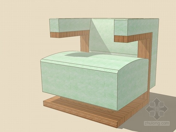 露天看台座椅模型下载资料下载-家庭座椅SketchUp模型下载