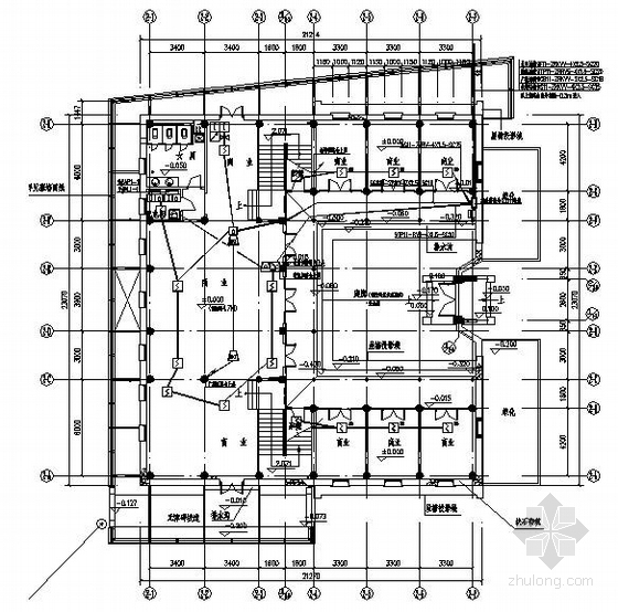 温州住宅小区资料下载-温州某住宅小区改建工程电气消防图