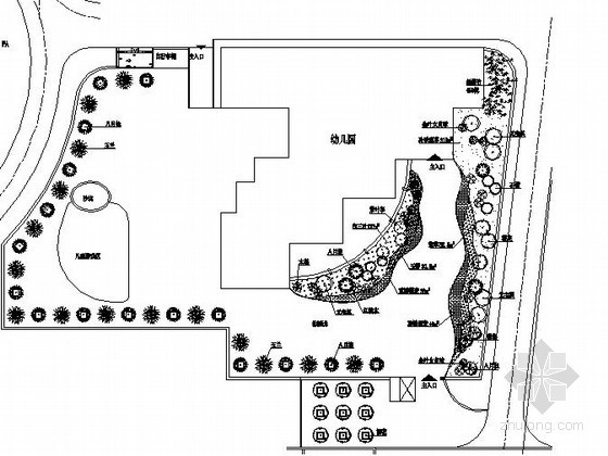 某居住区附属幼儿园景观工程施工图