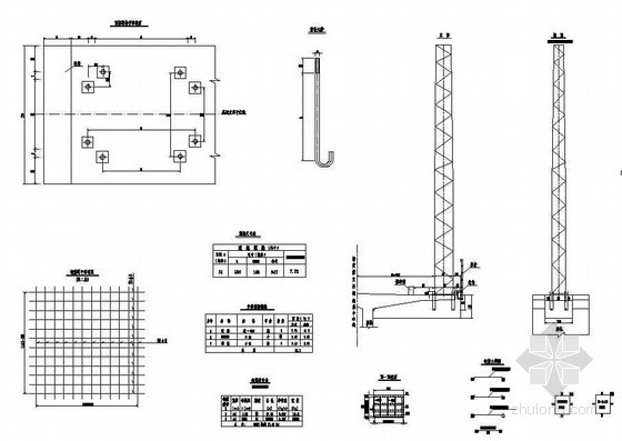 接触网支柱施工图资料下载-(32+3x48+32)m双线连续梁梁上接触网支柱钢筋混凝土支承节点详图设计