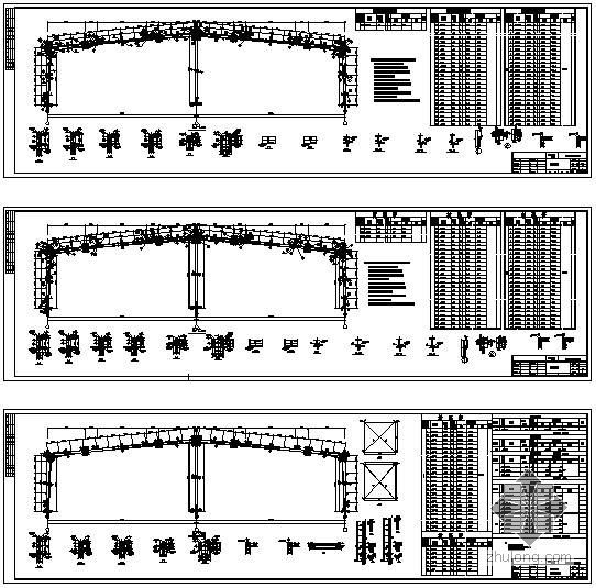 16米跨钢结构厂房图纸资料下载-某2×18米跨钢结构厂房图纸