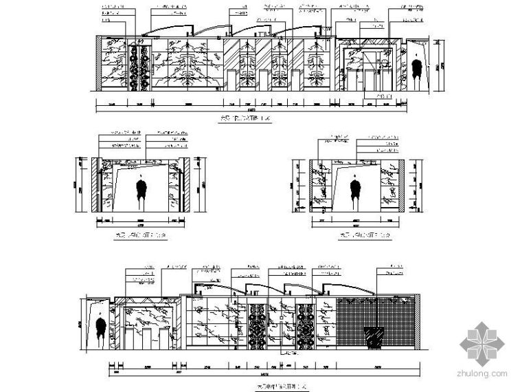电梯防护门立面图资料下载-电梯厅立面图Ⅱ
