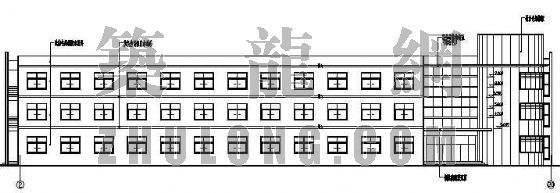 临街三层自建住宅建筑图资料下载-一套三层办公楼建筑图