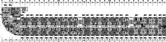 塞伊奈约基市图书馆平面资料下载-沙河市某综合楼地暖平面图