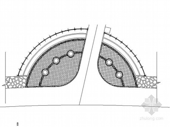 景观小区入口设计资料下载-小区入口广场景观设计施工图