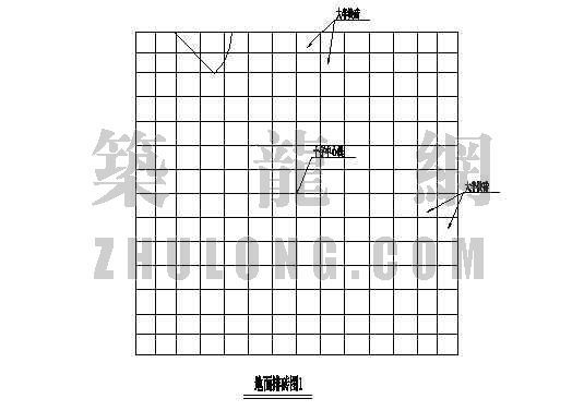 金属地面标识与地面衔接资料下载-地面排砖图