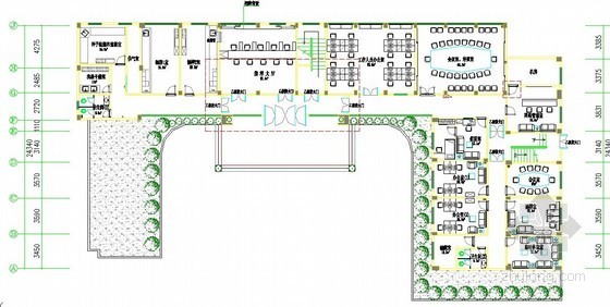 5000办公楼建筑设计图资料下载-[广东]2013检测中心办公楼装修工程预算书(图约700张)