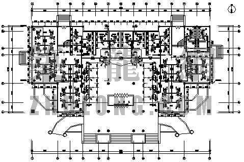 办公楼中央空调管理资料下载-某办公楼中央空调设计图